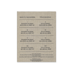 Back to the garden by Tõnis Saadoja